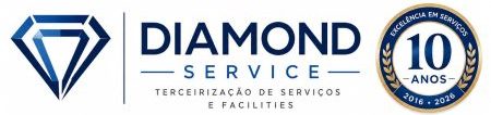 Logo 10 anos Diamond Serviços de Limpeza Terceirizada